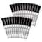 6 Packs: 24 ct. (144 total) KleenSlate® Black Fine Point Dry Erase Markers with Erasers